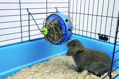 Vista 2 de Savic 0195 Bunny Toy Ø 6.3 in, azul-negro