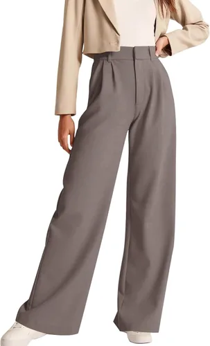 Vista 9 de NIMIN Pantalones de trabajo para mujer, trajes casuales de negocios