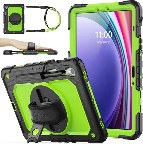 Vista 28 de SEYMAC stock Funda para Samsung Galaxy Tab S10 Lite / S10 FE / S9 FE 5G / S9 Funda para Tableta 10.9''/ 11'' Protectora con Protector de Pantalla