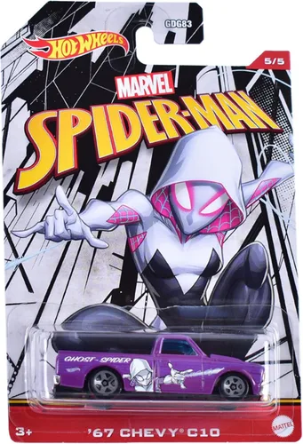 Vista 9 de Hot Wheels Marvel Spider-Man (2/5 Venom Sandblaster)
