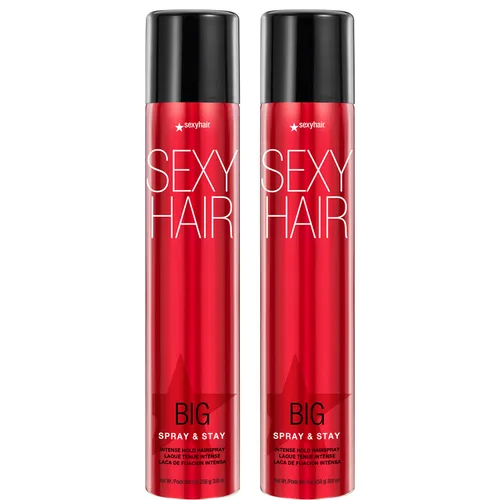 Vista 6 de SexyHair - Laca para el cabello Big Spray & Stay Intense Hold Fijación extrema y brillo Hasta 72 horas de resistencia a la humedad Todo tipo