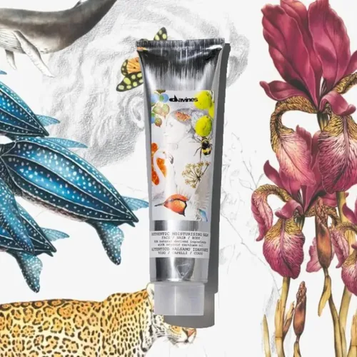 Vista 6 de Davines Auténtico bálsamo hidratante, acción hidratante y suavizante para cara, cuerpo y cabello, removedor de maquillaje suave sin parabenos, 5.07
