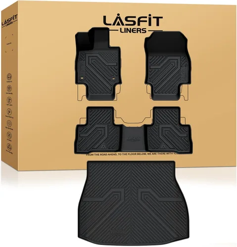 Vista 32 de LASFIT Alfombrillas de piso para Toyota Tacoma 2008-2011 Cabina de Acceso Transmisión Automática, Forro de Piso de Ajuste Personalizado para Todo