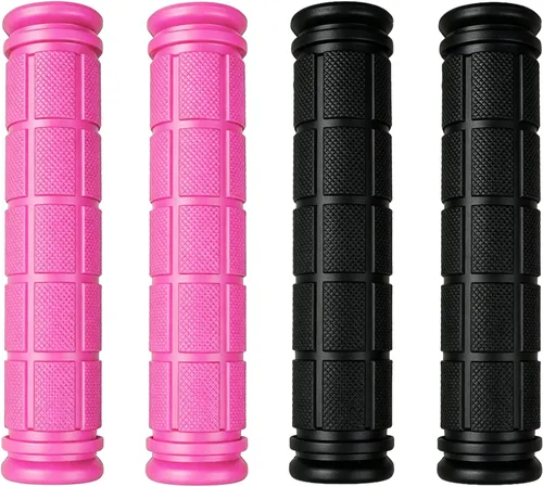 Vista 20 de 2 pares de puños/mangos para manillar de bicicleta con empuñaduras de hongo para bicicletas BMX/de carretera/de montaña