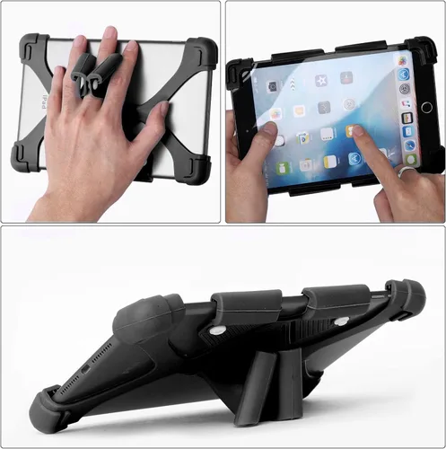Vista 4 de Funda universal para tablet de 8 pulgadas, funda protectora de silicona de 7.9 a 8.4 pulgadas para Dell Venue 8 7000