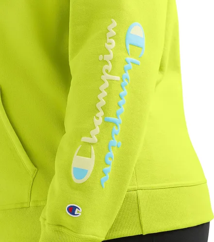 Vista 4 de Champion Sudadera con capucha para mujer, Powerblend, forro polar, sudadera para mujer, gráfica (regular o plus)