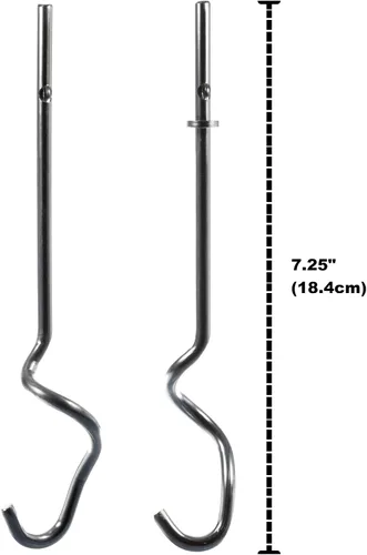 Vista 2 de Univen CHM-DH - Juego de ganchos para masa compatible con batidoras de mano Cuisinart serie CHM