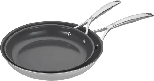 Vista 10 de ZWILLING Energy Plus - Sartén antiadherente de cerámica de acero inoxidable de 8 pulgadas