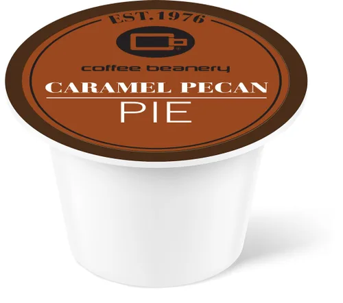 Vista 8 de Coffee Beanery - Cápsulas de café con sabor a pastel de nuez y caramelo, 48 unidades, cápsulas de café tostado medio, 100% café arábica