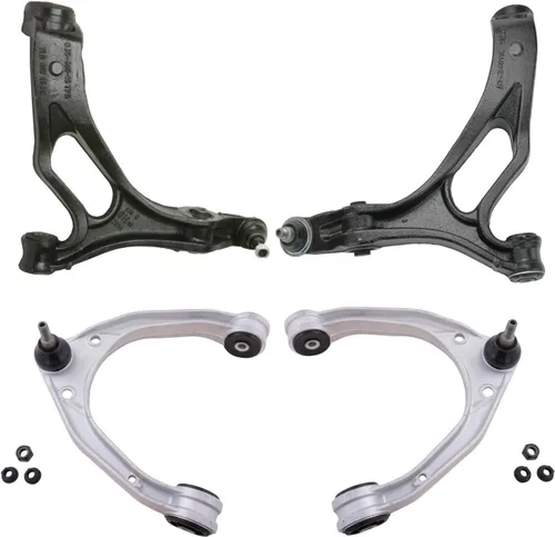 Vista 37 de TRQ Brazo de control superior e inferior del lado del conductor y del pasajero con juego de rótulas compatible con Chevrolet GMC 89-02