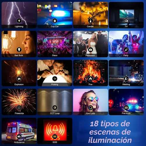 Vista 3 de GVM - Luz de video LED RGB 800D, kit de iluminación de video de 2 piezas con control de aplicación, iluminación de fotografía de 40 W, panel de luz