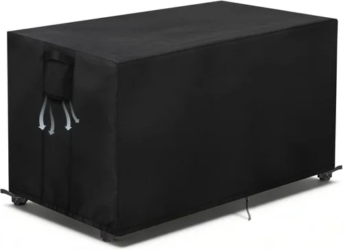 Vista 9 de TheElves Cubierta para hoguera de mesa, 28 pulgadas, rectangular, impermeable, resistente para BAIDE HOME Ciays Vaztrlus Senjoys para hogueras