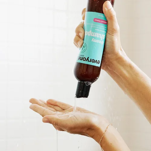 Vista 3 de Everyone Hair Care Dreamy Shampoo - Coco + limón, botella de 12 onzas líquidas, champú para el cabello de limpieza suave e hidratante, sin sulfatos