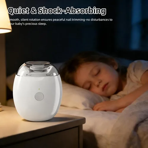 Vista 7 de Amoladora de uñas automática universal, molinillo de uñas automático, amoladoras inteligentes de uñas, bajo ruido, con luz LED y 3 velocidades