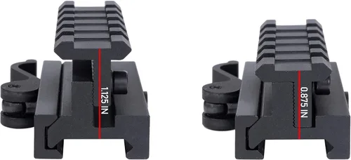 Vista 2 de Monstrum Lockdown Series - Soporte elevador Picatinny de altura ajustable con liberación rápida 3.5 pulgadas
