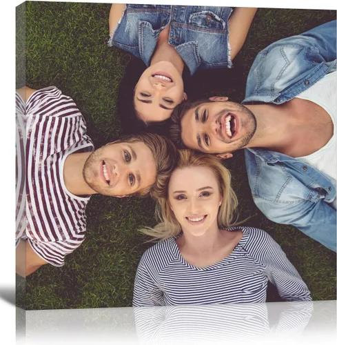 Vista 8 de GMissT Impresiones en lienzo con tus fotos – Cuadros personalizados sobre lienzo póster personalizado para decoración del hogar – Marcos flotantes