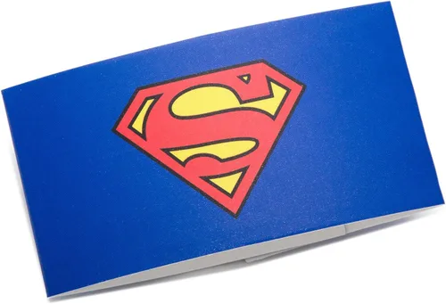Vista 5 de DC Comics Superman - Corbata de vestir a cuadros grises para hombre, Gris
