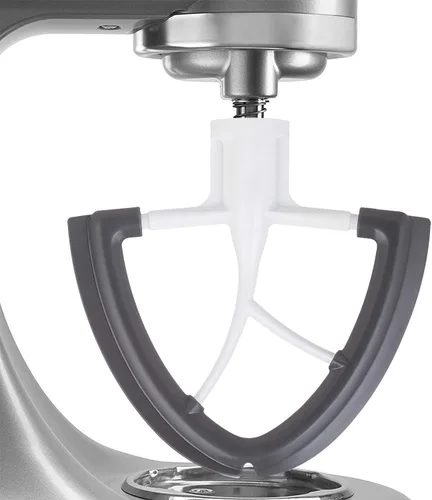 Vista 7 de Batidor de borde flexible para mezclador Kitchenaid, 4.5-5 cuartos de galón para accesorio de paleta de ayuda de cocina, se adapta a cabezal