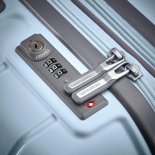 Vista 85 de Samsonite Freeform – Maleta rígida, expandible con ruedas dobles giratorias, Blanco