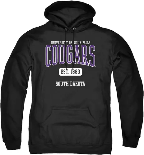 Vista 320 de LOGOVISION Colección de sudaderas con capucha unisex con diseño oficial de Collegiate Est. Date para hombres y mujeres