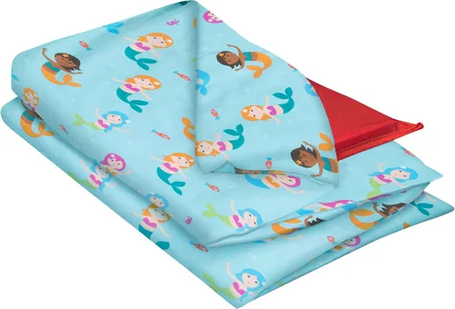 Vista 11 de Wildkin Funda de algodón para siesta para niñas, funda de repuesto suave con solapa cosida, se adapta a alfombrillas de vinilo de 1.5 pulgadas