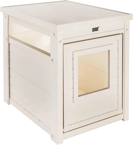 Vista 15 de Caja de aserrín/mesa auxiliar ECOFLEX Litter Loo., Espresso Negro