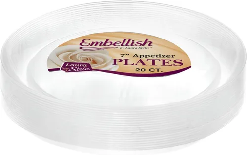 Vista 9 de Embellish - cuencos y platos de plástico duro transparente, Paquete de 60