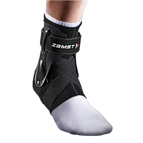 Vista 10 de Zamst A2-DX Tobillera Negra para Deportes - Soporte Deportivo Transpirable para Tobillo para Hombres y Mujeres con Estabilizadores de Protección