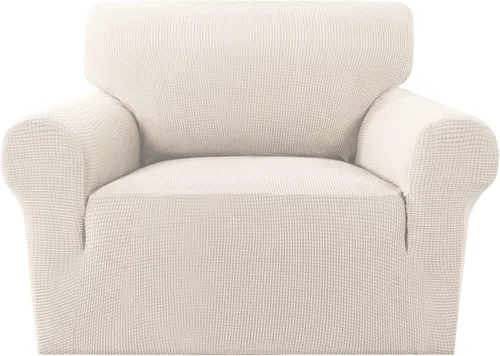 Vista 33 de MeilleMaison Funda elástica para silla reclinable, funda para sofá de 1 pieza con parte inferior elástica, lavable, protector de muebles Negro