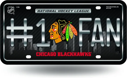 Vista 23 de NHL #1 - Placa de matrícula metálica para ventilador