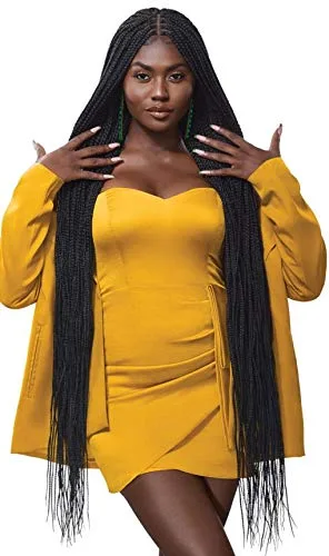 Vista 3 de Outre Braid Up - Trenza preestirada 3 x 56 pulgadas (paquete de 5, 2T1B/350)