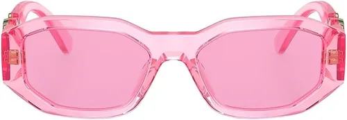 Vista 2 de Versace Niños VK 4429U 53705 Gafas de sol irregulares de plástico rosa transparente lente rosa