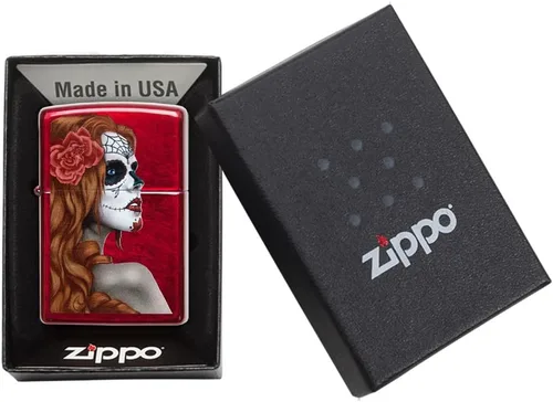 Vista 6 de Encendedor Zippo del Día de los Muertos
