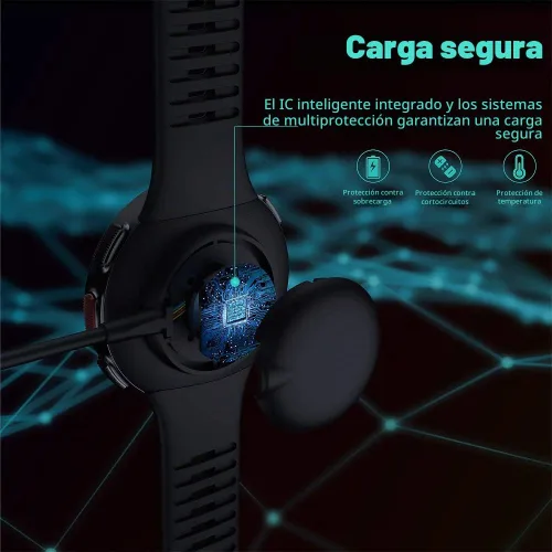 Vista 6 de TUSITA Cargador compatible con Polar Ignite 1 2 Vantage V V2, Vantage M M2 Grit X, Grix X Pro