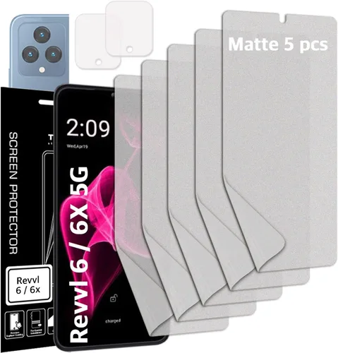Vista 8 de [5+2] 5 protectores de pantalla de película de TPU antirreflejos (mate) + 2 protectores de lente compatibles con Samsung Galaxy S24 Ultra 5G 2024