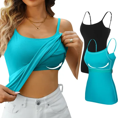 Vista 19 de V FOR CITY Camisola de algodón para mujer Negro/Azul