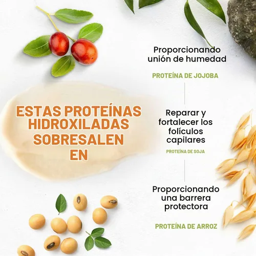 Vista 6 de Tratamiento capilar con proteínas y vitaminas Solución para el crecimiento y engrosamiento del cabello Prevención de pérdida de cabello