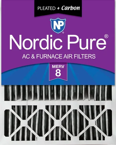 Vista 28 de Nordic Pure 20 x 25 x 5 (tamaño real: 19 3/4 x 24 3/4 x 4 3/8) Lennox X6673 X6675 Filtro Merv 8 de repuesto para reducción de olores 2