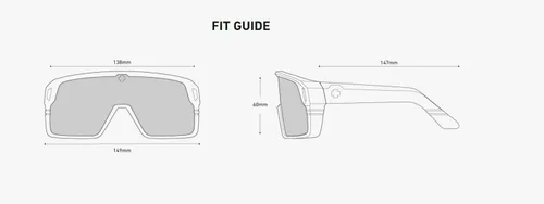 Vista 6 de Spy Optic Monolith - Gafas de sol color blanco mate, Blanco mate, talla única