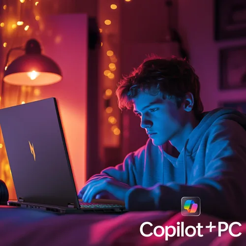 Vista 6 de Acer Nitro V 16S AI Copilot+ PC Gaming Laptop, Ryzen AI 7 350 16GB RAM 1TB HD RTX 5060