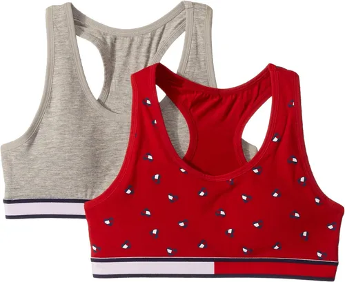 Vista 7 de Tommy Hilfiger Paquete de 2 brasieres sólidos para niñas (niños pequeños/niños grandes)