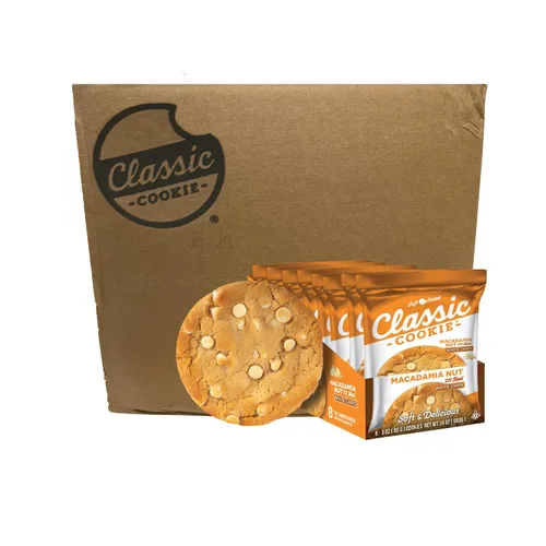 Vista 11 de Galletas de brownie Classic Cookie suavemente horneadas en forma redonda, 2 cajas, 16 galletas envueltas individualmente