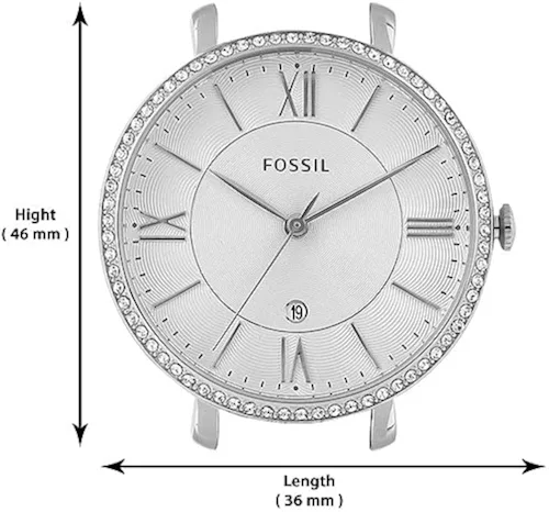 Vista 10 de Fossil - Jacqueline reloj de cuarzo de acero inoxidable para mujer
