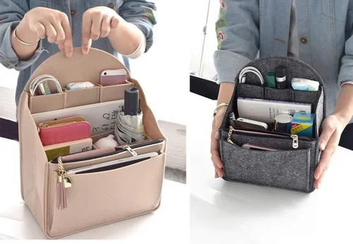 Vista 5 de VANCORE Organizador de mochila de fieltro para mochila, bolso de hombro