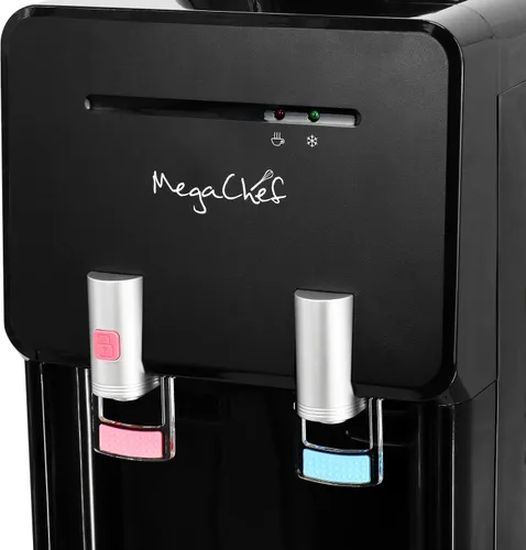 Vista 3 de MegaChef Dispensador de agua caliente/fría (acero inoxidable, 5 galones)
