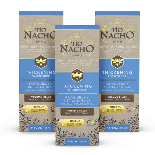 Vista 11 de TIO NACHO Acondicionador Engrosador Aumento de Volumen- Anticaída 14 Onzas Líquidas Hair Loss Conditioner for Men and Women, Volumizing Formula