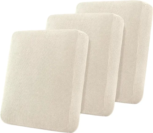 Vista 26 de Flamingo P Funda de cojín elástica de alta estiramiento para asiento de sofá, protector de muebles para sofá, funda de sofá suave y flexible
