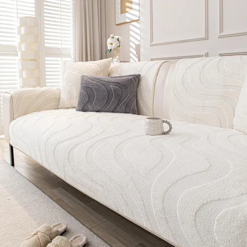 Vista 9 de Fundas para Reposabrazos de Sofá, Fundas de Felpa de Terciopelo Vintage para Sofá, Fundas Antideslizantes para Sillón y Sofá, Almohadillas