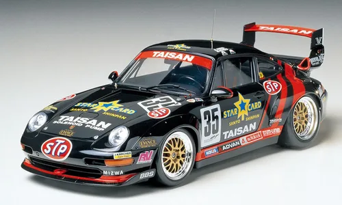 Vista 3 de Tamiya 1: 24 300024175 – Taisan Star Card Porsche 911Gt2 1995