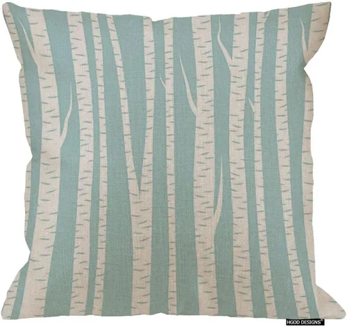 Vista 11 de HGOD DESIGNS Lindas fundas de almohada con diseño de elefante de algodón y lino, fundas de cojín decorativas de 18 x 18 pulgadas T29-038